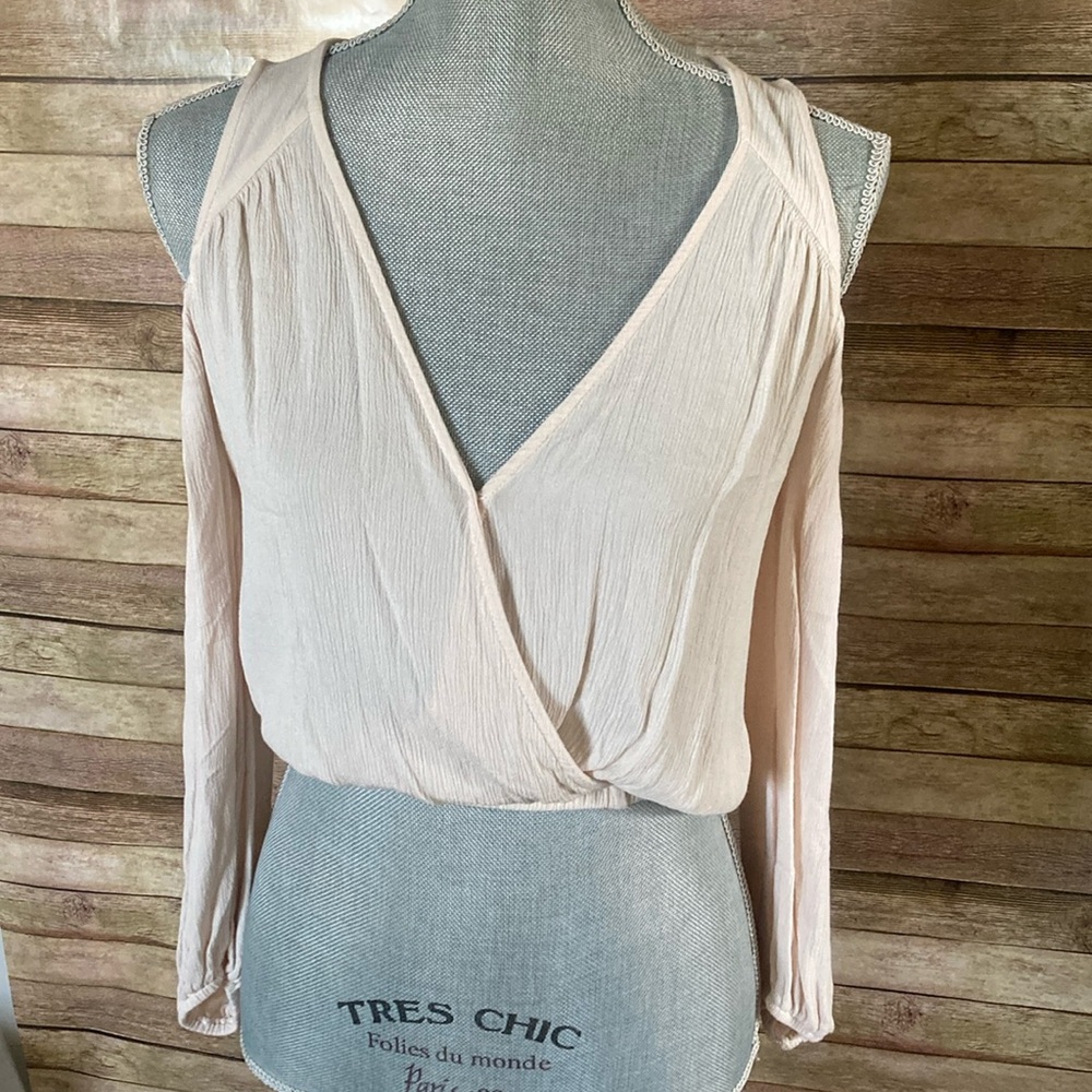 Lush Crop Cold Shoulder Top